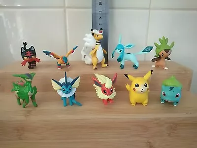 10 Assorted Pokemon Tomy  Figures Lot #4 • $25