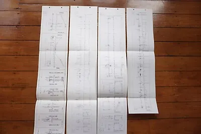 1970s Carlisle Carnforth Skipton London Midland Railway Track Plan Map X4 • £31.99