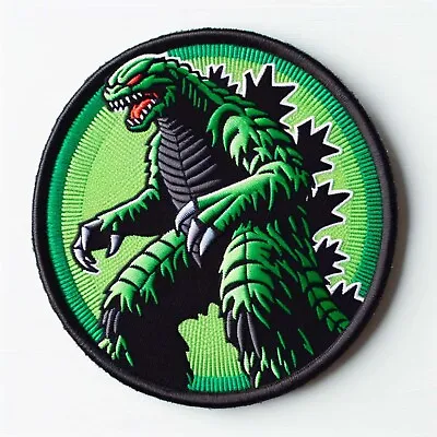 Kaiju Patch Embroidered Iron-on Applique Giant Monster Films Movies Retro Comics • $6.87