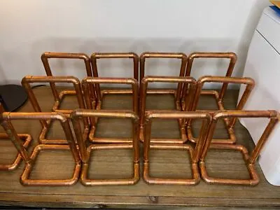 Lot Of 13 Wedding REAL Copper Table Number Stands • £144.76