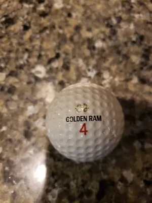 Vintagr Golden Ram Golf Ball Surlyn  90 - Collectible • $9.99