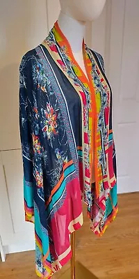 Vismaya Kaleidoscope Kimono Navy/Multi One Size New Without Tags • $37.34