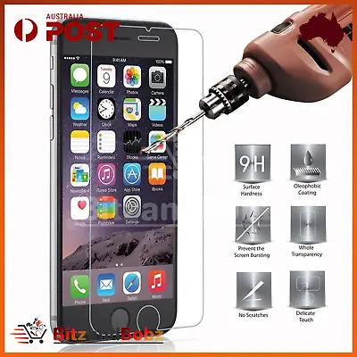 $1.95 • Buy IPhone 6+/6S+/7+/8+ Plus Tempered Glass Screen Protector For Apple 9H Cover