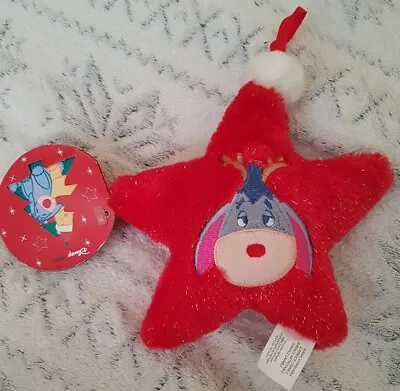 £12 • Buy The Disney Store Eeyore Plush Christmas Star Collectable 