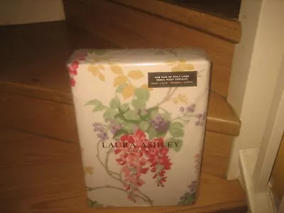 Laura Ashley Curtains Wisteria Cranberry W64” X L72” Brand New. • £65