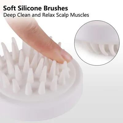 Scalp Massager Shampoo Massage Brush For Hair Growth And Dandruff Removal • £6.19
