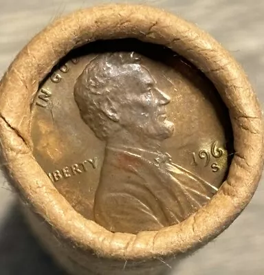1969-S OBW ROLL (Bank Of America) GEM BU LINCOLN MEMORIAL CENT. Toned End Coins! • $139.98