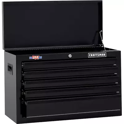 CRAFTSMAN 1000 Series 26-in W X 17.25-in H 5-Drawer Steel Tool Chest (Black) • $89.99