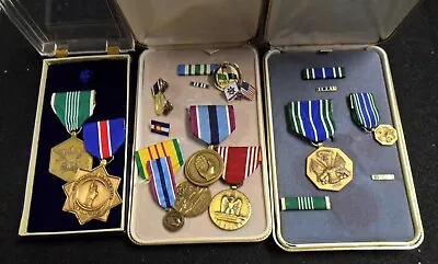 US Viet-Nam War Medal Groups Several Cased Medals & More. • $24