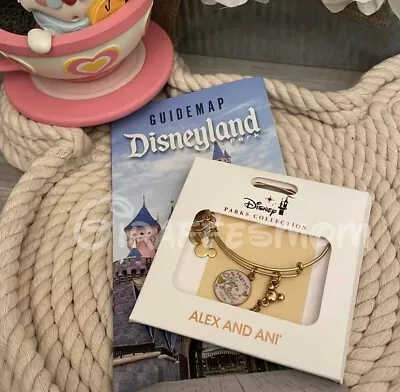 $99.35 • Buy Disney Alex And Ani Disneyland Meet Me On Main Street Bangle Bracelet