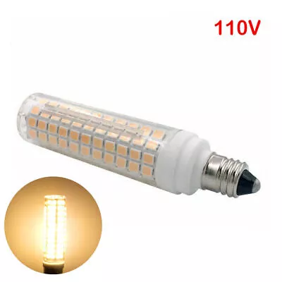 E11 LED Light Bulb 15W 110V Dimmable 136LED Ceramics Ceiling Fan Lamp Warm White • $10.99