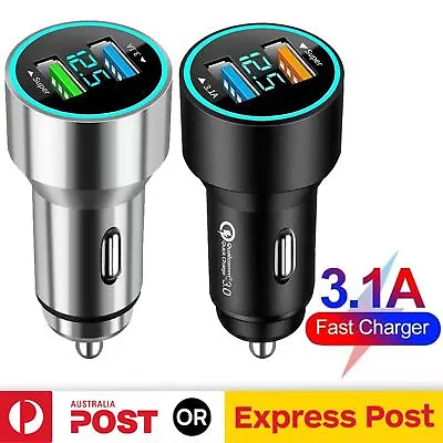 2 Port Car Phone Fast Charger 3.1A USB A C PD Lighter For Samsung IPhone 15 • $8.99