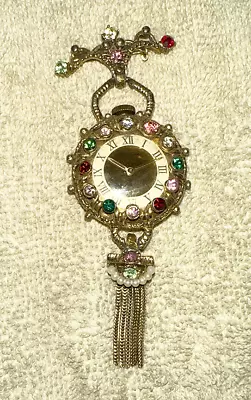 Vintage Watch Pendant Brooch Boutique By Harvester Model 56L E. Ingraham Co • $35