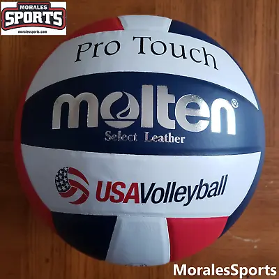 Molten V58L-3-HS USAV OFFICIAL Pro TOUCH® VOLLEYBALL NFHS APPROVED-US Seller • $71.99
