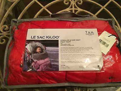 7 A.M. Enfant Le Sac Igloo (Red Medium) • $75