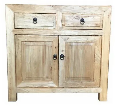 $938 • Buy Shuli Chinese Antique Reproduction 2-drawer 2-door Cupboard/cabinet Recycled Elm