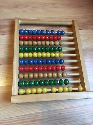 Wooden Abacus Counting Beads  • £2.99