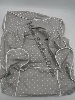 Pottery Barn Kids Twill Pin Dot My First Anywhere Chair Slipcover Gray #9847M • $58.65