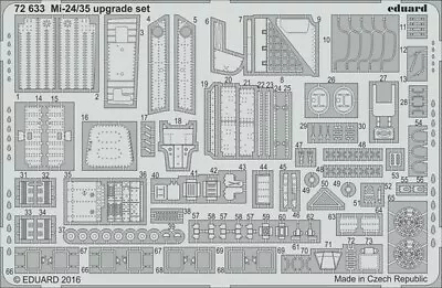 Eduard 1/72 Aircraft- Mi24/35 Upgrade Set For Edu | 72633 • $13.99