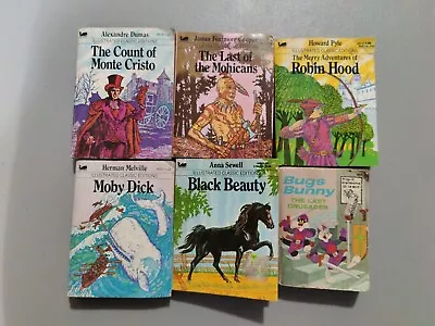 Lot Of 5 VTG Moby Books Illustrated Classic Editions Paperback Mini Books 4x5.5  • $19.99