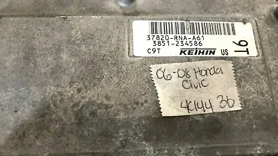 37820-RNA-A61 Honda Civic 2006-2008 Ecm Ecu Computer • $35