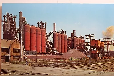 Pennsylvania PA McKeesport National Tube Company Blast Furnaces Postcard Old PC • $0.50