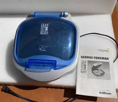 George Foreman Lean Mean Fat Reducing Grilling Machine/Bread Warmer GR18BWI • $12