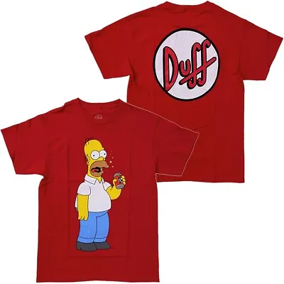 $17.99 • Buy Homer Simpsons Men's Officially Licensed Duff Beer Tee T-Shirt
