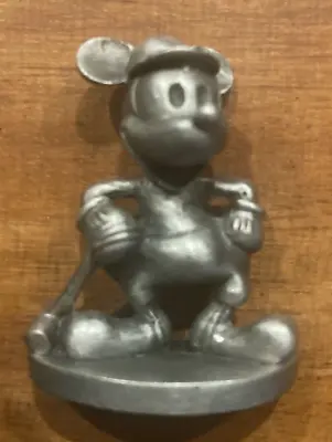 Mickey Mouse Disney Hudson Pewter Figure 2 Inch Tall #5313 1936  Polo Team • $4.99