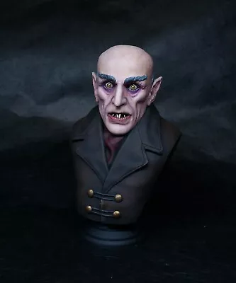 Painted Resin Miniature 1/6th Bust Vampire Nosferatu Max Schreck Display • $200