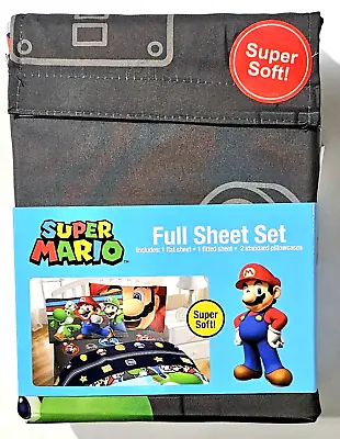 Super Mario Bros Full Sheet Set 4 Piece • $47.99