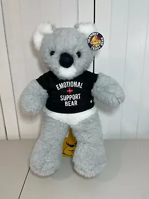 Vermont Teddy Bear Koala 20  W/ NEW Build A Bear Emotional Support Bear Shirt • $45