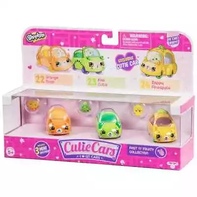 Shopkins Cutie Cars Fast 'N' Fruity Colloction 3-Pack NWB • $30.95
