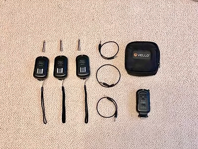 Vello Triggers - 3 Receivers And 1 Transmitter - Photography Equipment - Remote  • $65