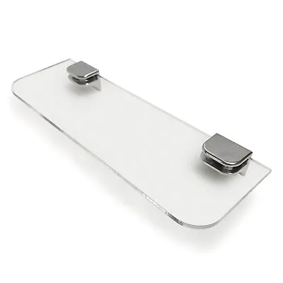 Wall Mounted Acrylic Safety Shelves In Clear 100mm Deep With Fixings (DS710) • £8.60