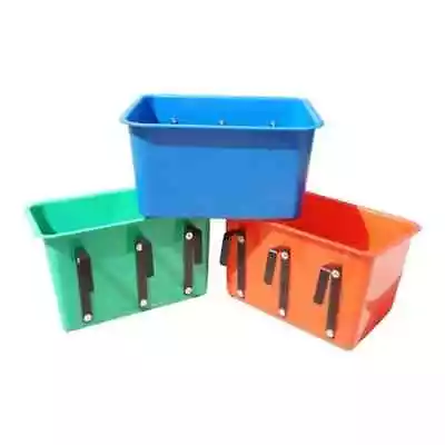 Eureka - Large Square Feed Bin   Red Blue  Green  Purple Or Black • $49.95