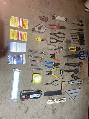 Klein Electrician Tool Kit Set 27pc & Pouch Journeyman Linesman Tools W/ Ratchet • $69.69