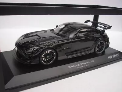 Minichamps 2020 Mercedes Benz AMG GT V8 Black Series Black 1:18 LIMITED SEALED • $130.99
