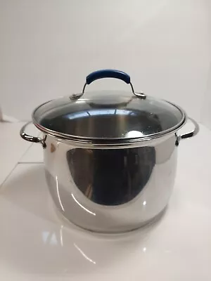 Vintage Belgique Stainless Steel 8 Quart Stock Pot And Lid - Made In Belgium • $49.95