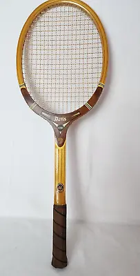 TA Davis Hi Point Tennis Racket Vintage Wood Tennis Racquet 4M • $15.25