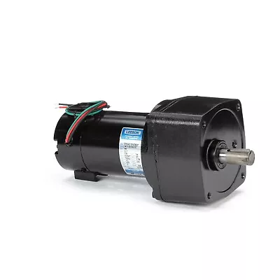 Leeson M1135106.00 Electric Motor 1/8 HP 7 Rpm 90 Volt DC VDC 34 Frame • $714