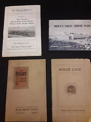Stationary Engineering Bundy Steam Trap Heine Boiler Wickes Boiler GE Turbine  • $70