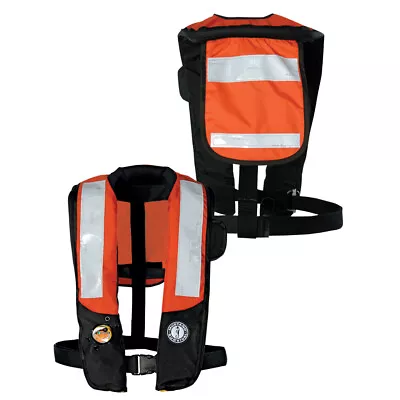 Mustang HIT Inflatable PDF W/SOLAS Reflective Tape - Orange/Black - Automatic... • $386.47