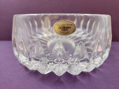 VTG Gorham Althea Full Lead Cut Glass Crystal 5 3/4  Bowl C162 Germany NOB • $20