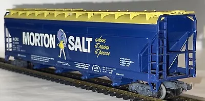 HO Scale TYCO Morton Salt Center Flow Hopper Car Road# ACFX 62004 • $8.95