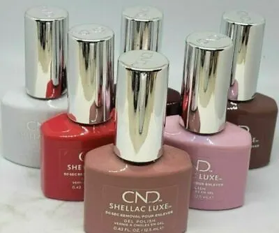CND Shellac Luxe 60 Second Removal GEL POLISH - Choose From 75 Colors • $6.99