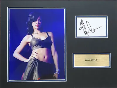 £149.99 • Buy RIHANNA Signed 16x12 Photo Display UMBERELLA & DIAMONDS COA