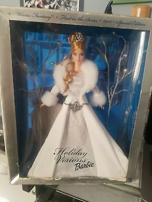 Vintage 2003 Special Edition Collector Winter Fantasy Barbie Doll New In Box • $24.99