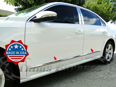 2012-2019 Volkswagen Passat 1 1/4  Lower Body Side Molding Trim Stainless Accent • $119.99