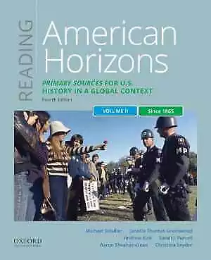 Reading American Horizons: - Paperback By Schaller Michael; Thomas - Very Good • $15.70